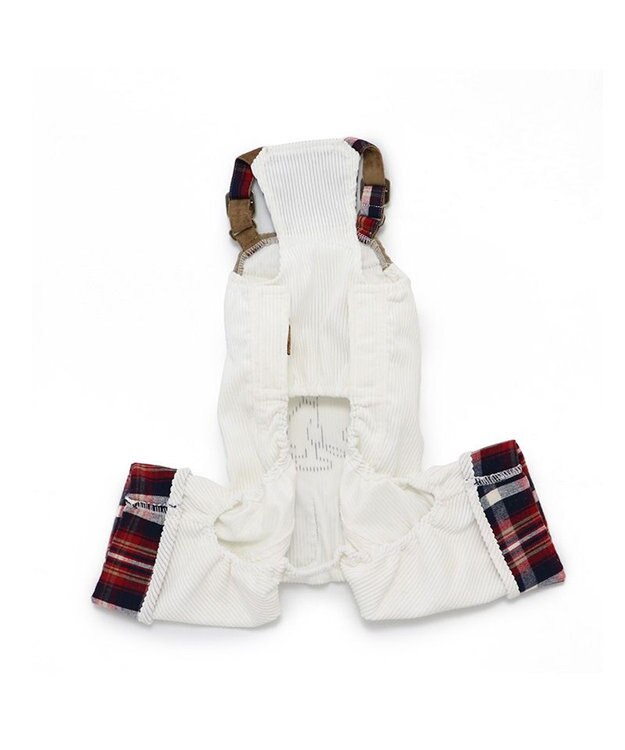 PET PARADISE スヌーピー オーバーオール 【中型犬】 ベージュ