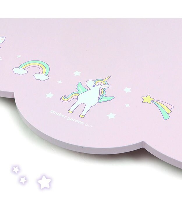 Mother garden マザーガーデン ユニコーンテーブル 雲型 紫