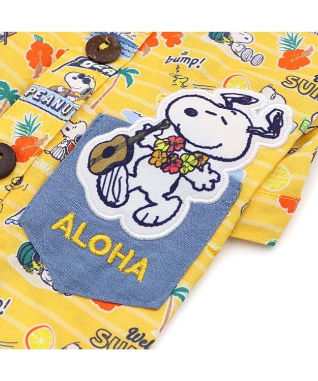 PET PARADISE スヌーピー サマー アロハシャツ 中型犬 大型犬 イエロー