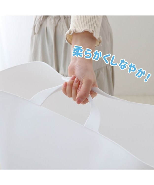 Mother garden しろたん 顔ぼん 蓋つきバスケット -