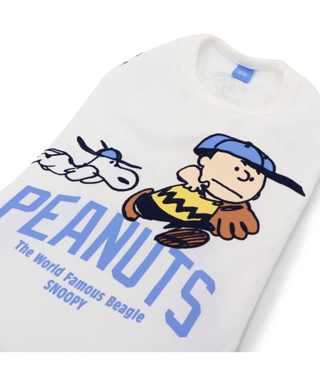 PET PARADISE スヌーピー Tシャツ 《ファインプレー柄》 白 小型犬 ファインプレー柄