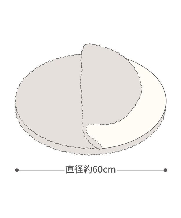 PET PARADISE ディズニー 101匹わんちゃん くつろぎマット Ｓ ベージュ