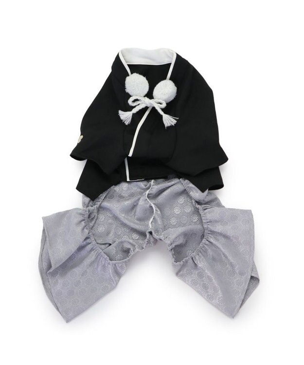 PET PARADISE ペットパラダイス 金糸紋付き袴 小型犬 黒