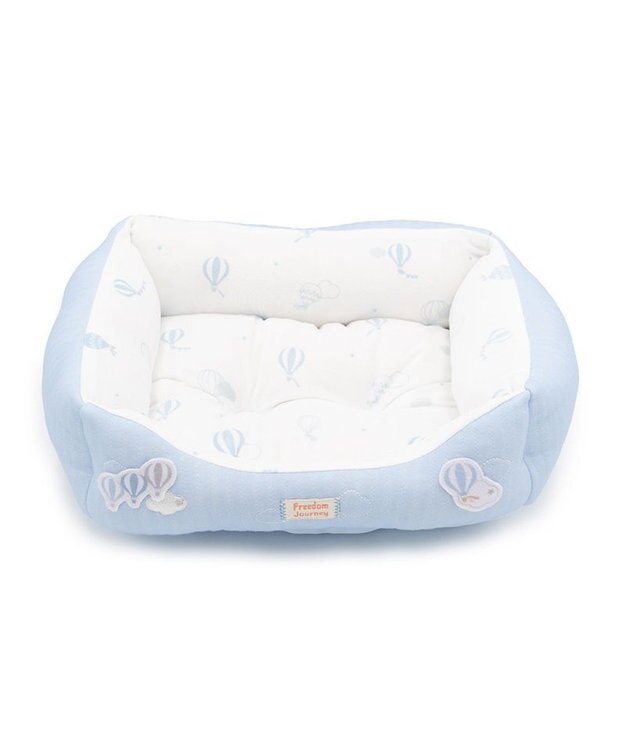 PET PARADISE ペットパラダイス やさしい カドラー  《気球柄》S ライトブルー