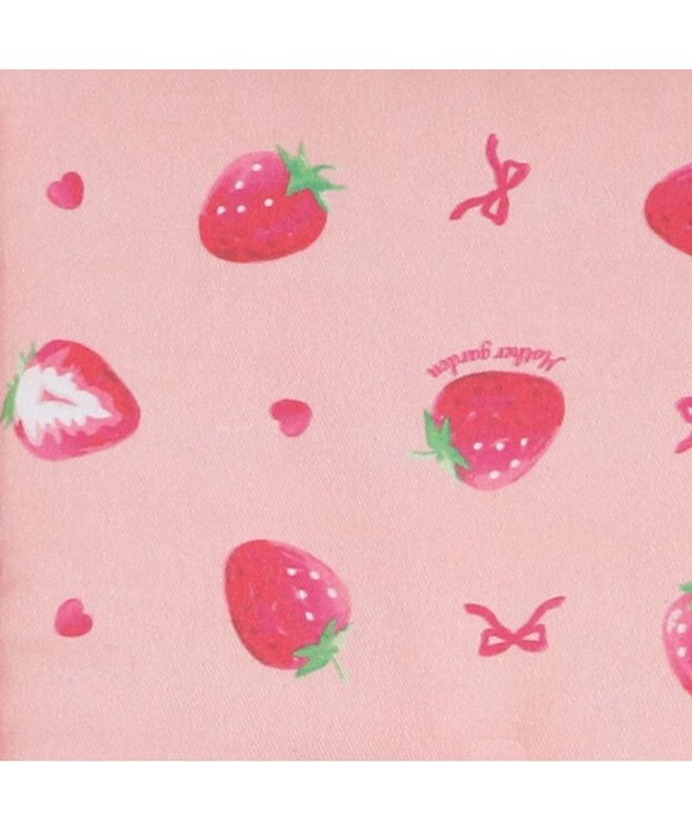 Mother garden マザーガーデン キッズエプロン & 三角巾 セット 130cm 《ユニコーン/野いちご柄》 野いちご