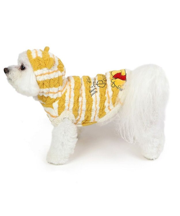 PET PARADISE ディズニー くまのプーさん ニット セーター《おやすみ柄》小型犬 黄