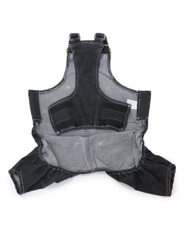 PET PARADISE Lee デニム オーバーオール 《ブラック》 中型犬 大型犬 ブラック