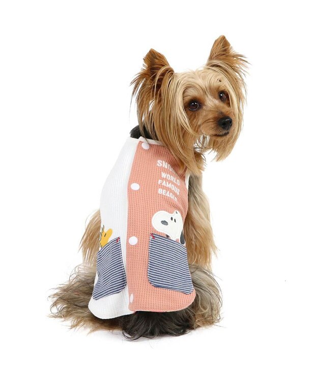 PET PARADISE スヌーピー やさしいベスト リバーシブル 小型犬 コミック柄