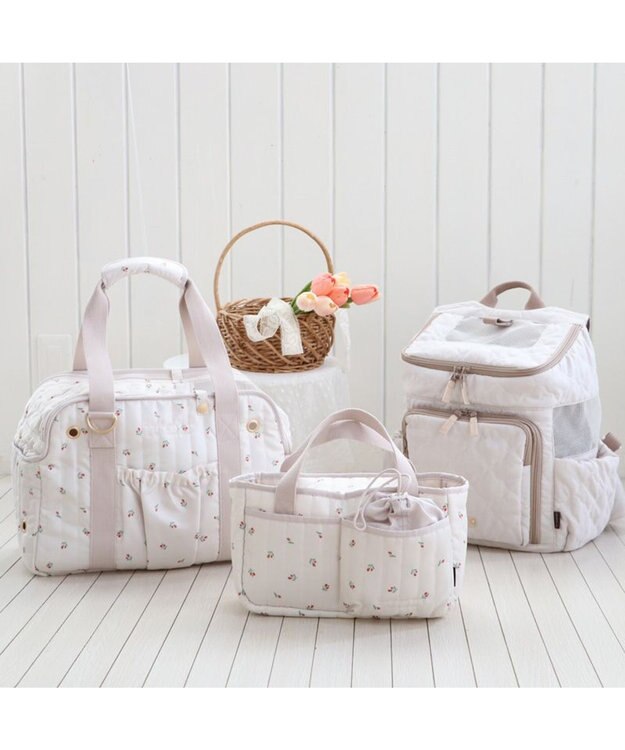 PET PARADISE ペットパラダイス あごのせキャリーバッグ 《チューリップ柄》 小型犬 約4～8kg チューリップ柄