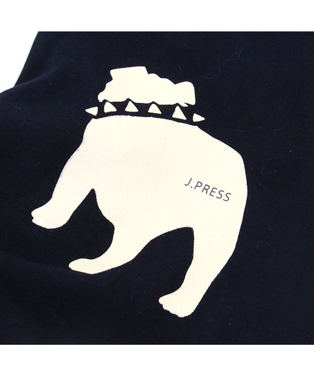 PET PARADISE J.PRESS パンツつなぎ バックブルドッグ 小型犬 紺(ネイビー・インディゴ)