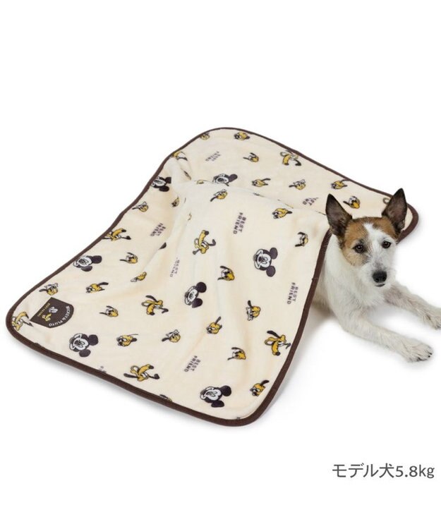 PET PARADISE ディズニー プルート ブランケット ベージュ