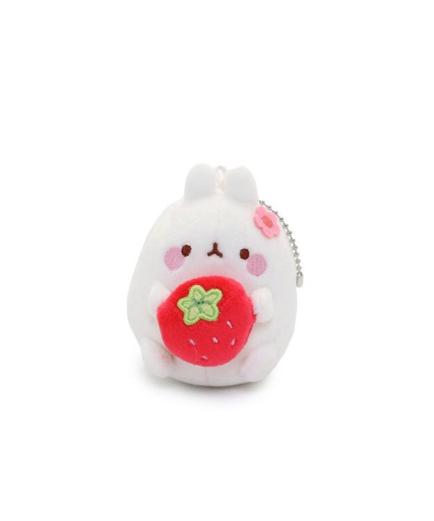 Mother garden マザーガーデン MOLANG モラン 苺 ぬいぐるみ キーホルダー -