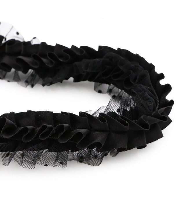 PET PARADISE cherircouture ツイード リボンリード 《ブラック》 ＳＳ～Ｓ ブラック