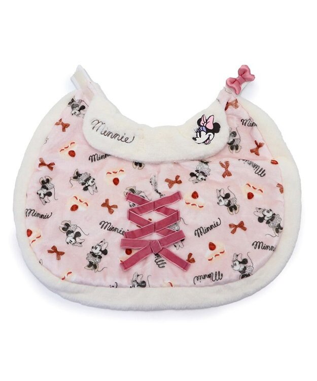 PET PARADISE ディズニー ミニー ポンチョ 《ケーキ柄》 小型犬 ピンク