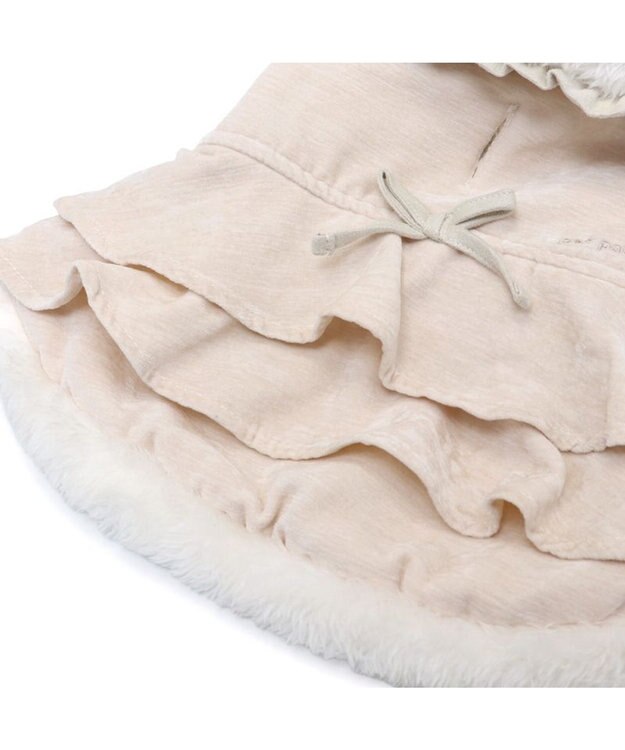 PET PARADISE ペットパラダイス フリルポンチョ 《ホワイト》  超小型犬 小型犬 ホワイト