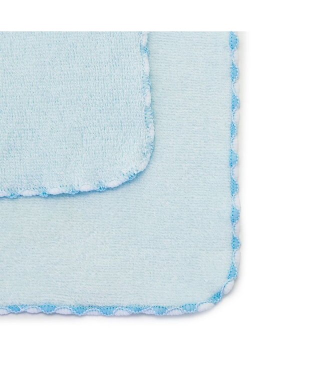 Mother garden しろたん サガラミニタオル  《青》 単品 25cm×25cm 青