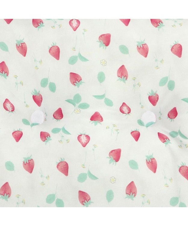 PET PARADISE ペットパラダイス クールカドラー 角型《いちご＆お花柄》 超小型犬 38×32cm S いちご＆お花柄