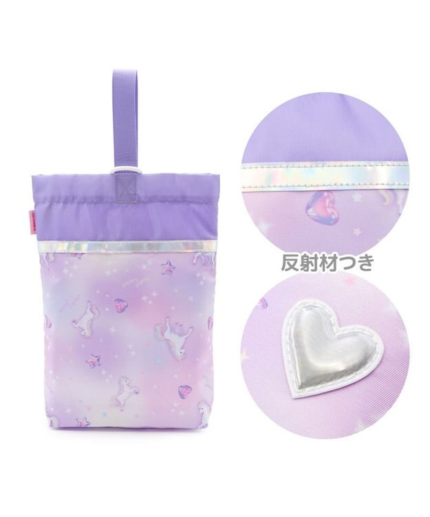 Mother garden マザーガーデン ユニコーン シューズバッグ 《ぷっくり柄》 ぷっくり柄