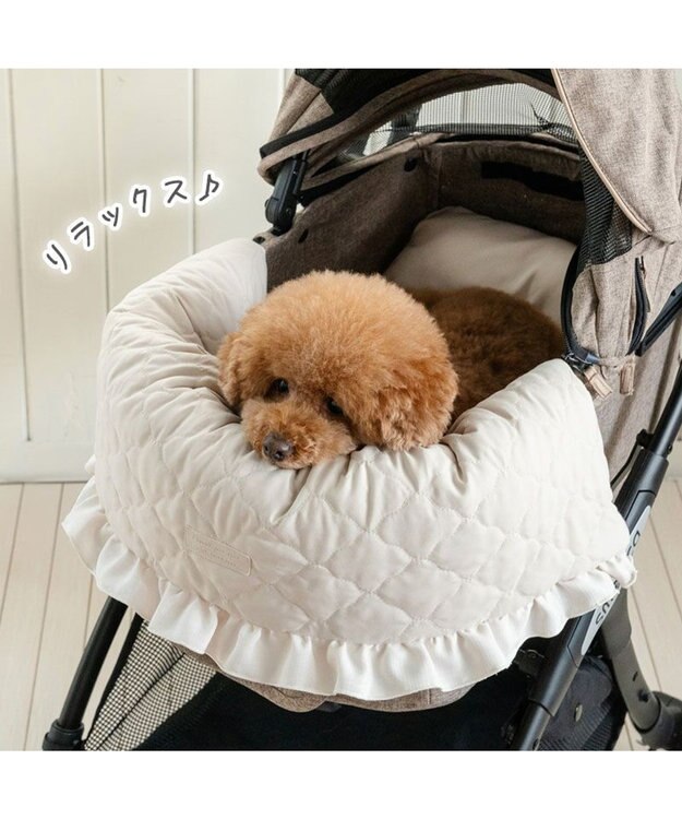 PET PARADISE ペットパラダイス  カート用 クッション ナチュラルキルト ベージュ