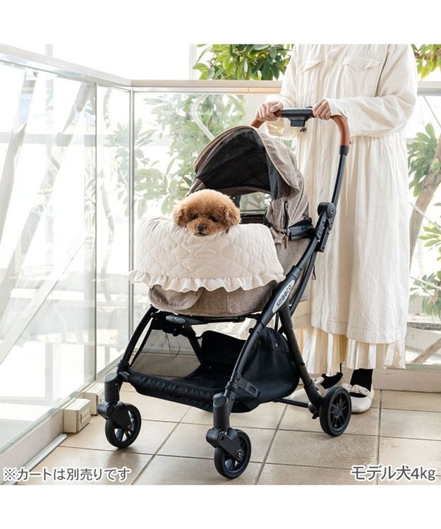 PET PARADISE ペットパラダイス  カート用 クッション ナチュラルキルト ベージュ