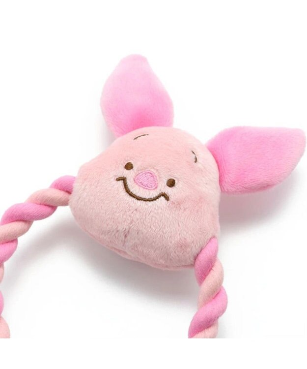 PET PARADISE ディズニー くまのプーさん ロープ おもちゃ 《プーさん/ピグレット/ティガー》 ピグレット