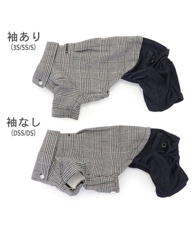 PET PARADISE J.PRESS パンツ つなぎ 《グレンチェック》 小型犬 グレンチェック