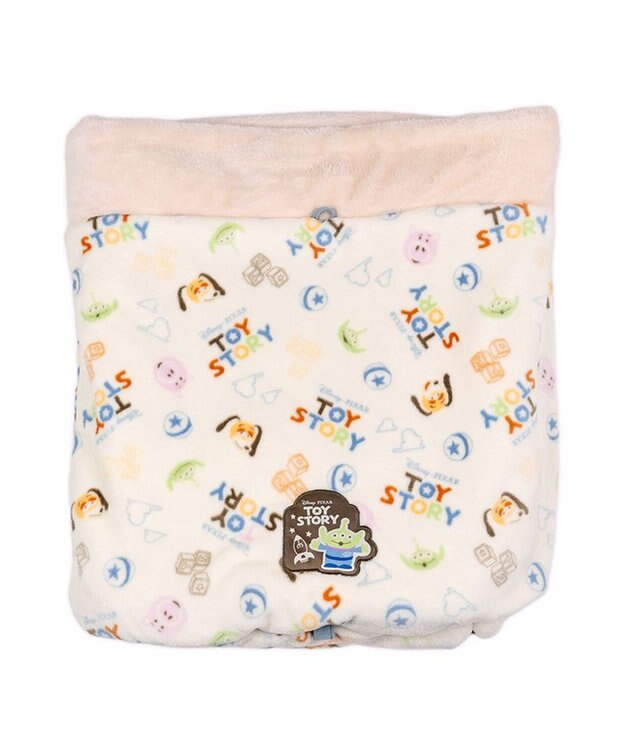 PET PARADISE ディズニー トイ・ストーリー 筒型 寝袋 《総柄》 Ｍ ホワイト