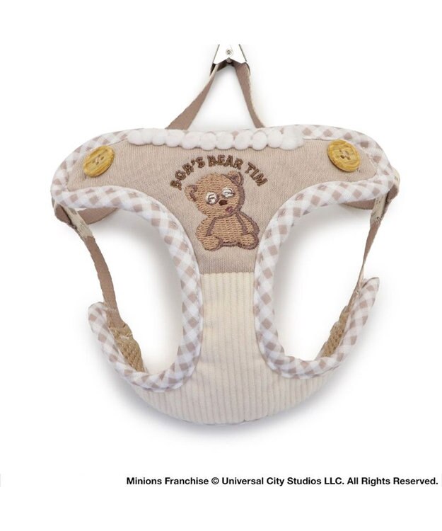 PET PARADISE ミニオン ティム リード付きハーネス  《チェック柄》  Ｓ 小型犬 チェック柄