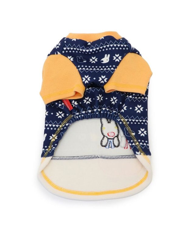 PET PARADISE リサとガスパール ペティヒートDAN Tシャツ 《雪柄》 小型犬 ネイビー
