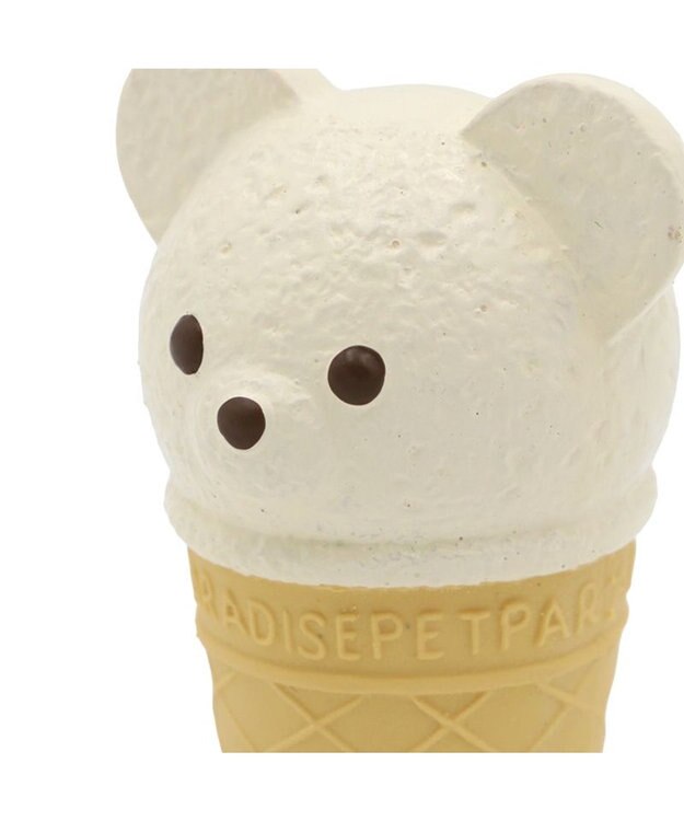 PET PARADISE ペットパラダイス くまアイス トイ オフホワイト