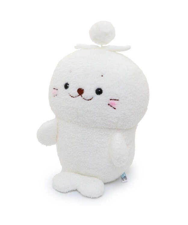 しろたん お座り ふわふわ草 ぬいぐるみ 28cm / Mother garden