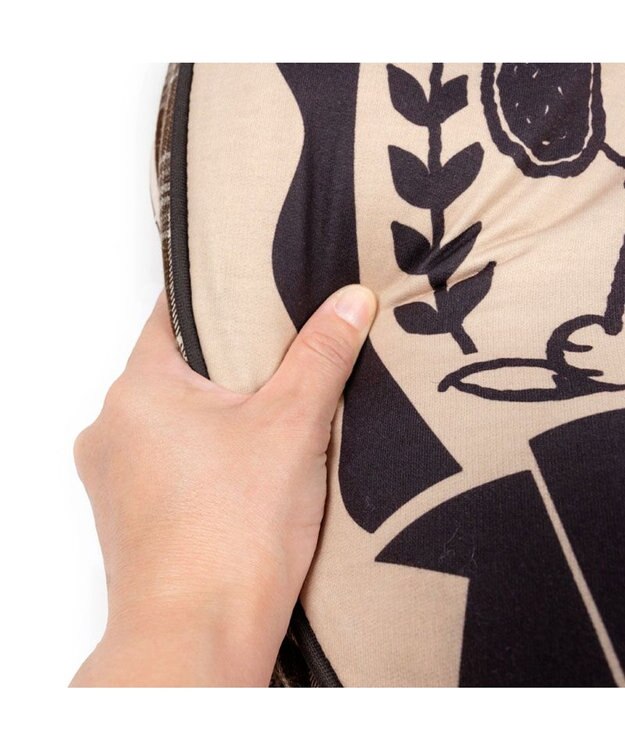 PET PARADISE スヌーピー クッション 《ブラザー》 M ブラウン