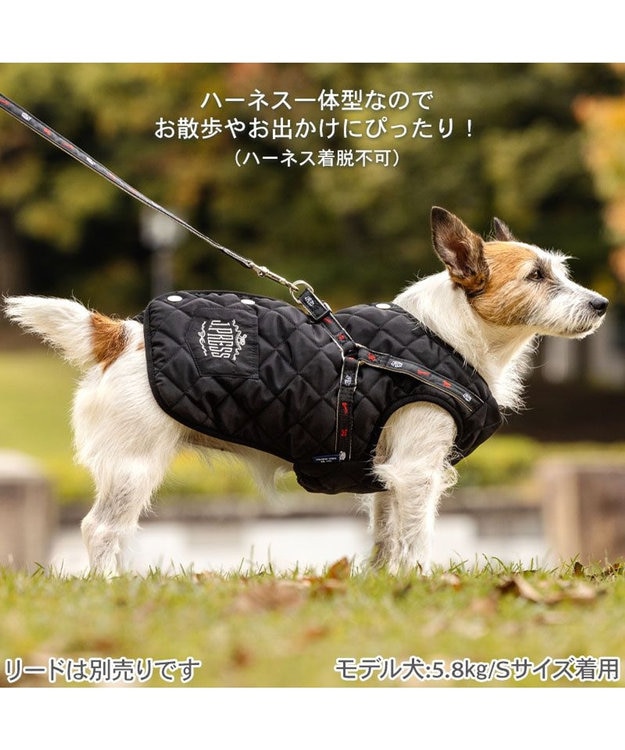PET PARADISE J.PRESS アウターハーネス 《ブラック》 小型犬 ブラック