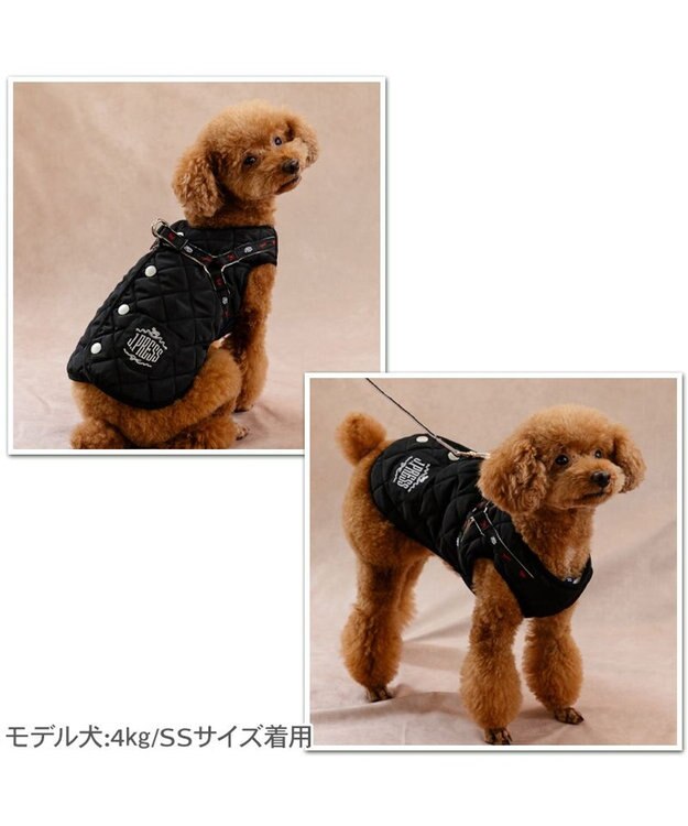 PET PARADISE J.PRESS アウターハーネス 《ブラック》 小型犬 ブラック