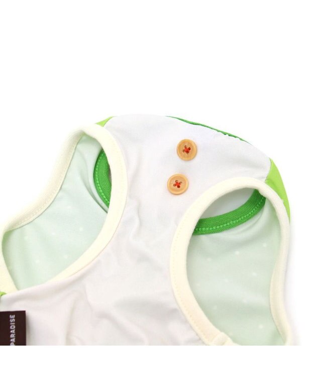 PET PARADISE ペットパラダイス エコメイド 天竺 恐竜 タンクトップ 中型犬 大型犬 グリーン