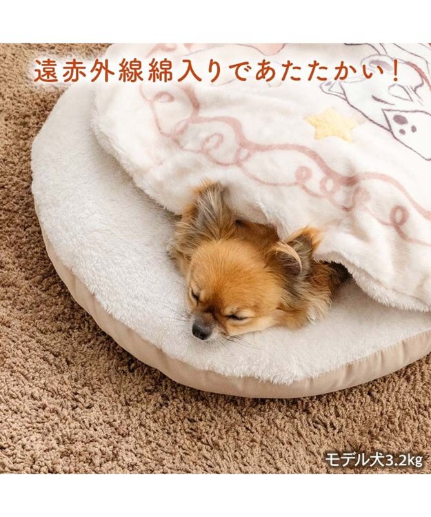 PET PARADISE ディズニー 101匹わんちゃん くつろぎマット Ｓ ベージュ