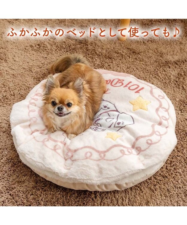 PET PARADISE ディズニー 101匹わんちゃん くつろぎマット Ｓ ベージュ