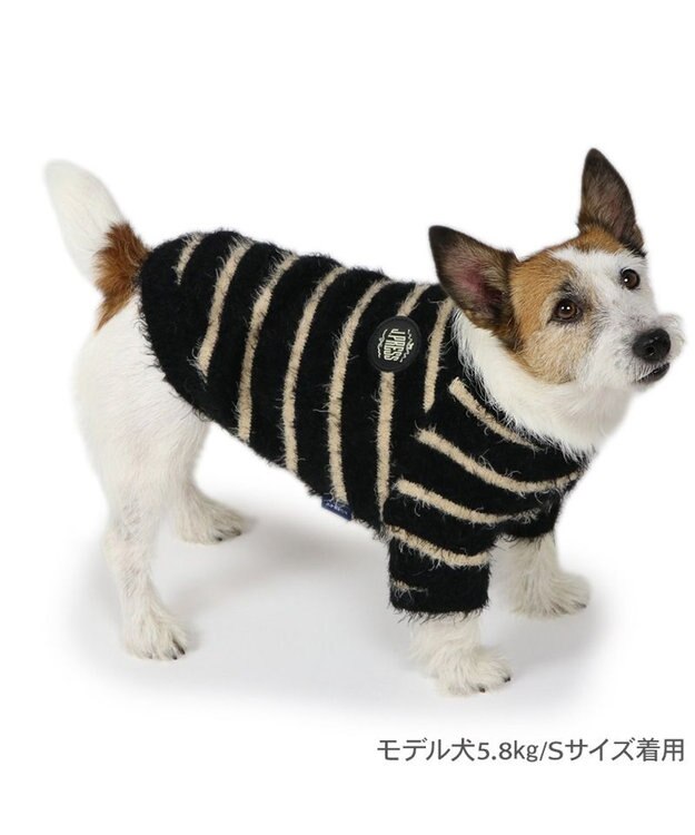 PET PARADISE J.PRESS シャギー風ニット 小型犬 茶系