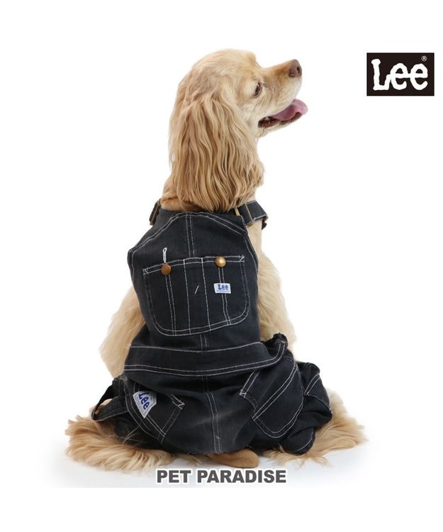 LEE デニムオーバーオール ブラック 【XL】 Lee デニム オーバーオール 《ブラック》 中型犬 大型犬 / PET