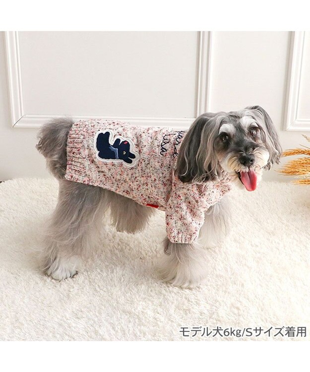 PET PARADISE リサとガスパール ミックスカラー ニット 小型犬 -