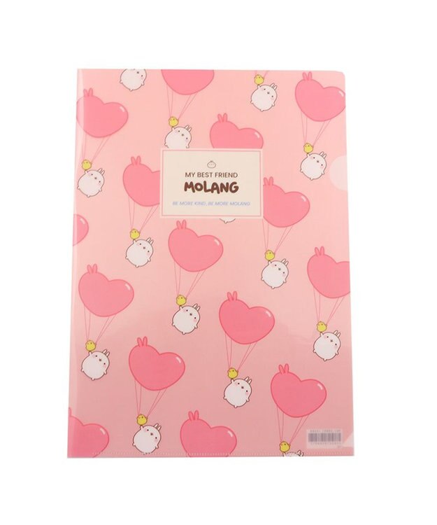 Mother garden マザーガーデン MOLANG モラン クリアファイル 2枚セット ≪YEAH柄・バルーン柄≫ -