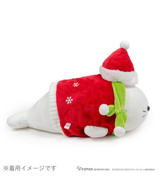 Mother garden しろたん 抱き枕カバー 55cm用 《サンタポンチョ》 0
