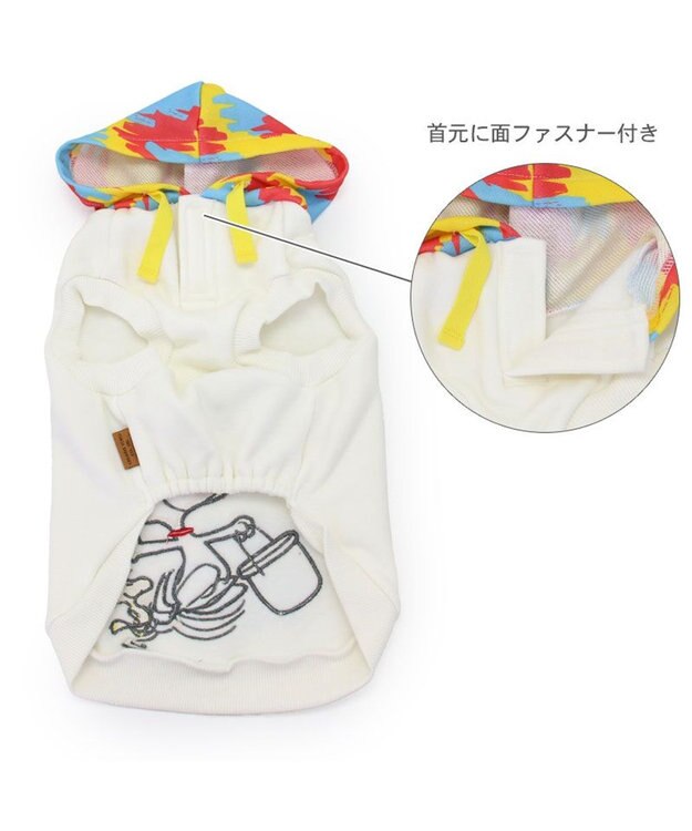 PET PARADISE スヌーピー 75周年 パーカー 中型犬 75周年柄