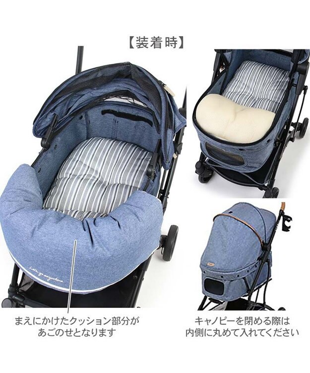 PET PARADISE ペットパラダイス クール カート用 クッション 《トワルドジュイ柄》 小型犬 トワルドジュイ柄