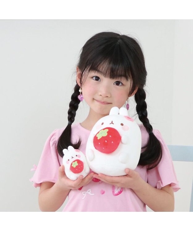 Mother garden マザーガーデン MOLANG モラン 苺 ぬいぐるみ キーホルダー -