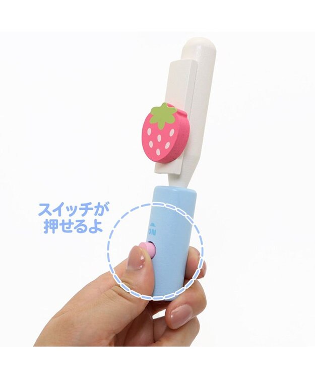 Mother garden マザーガーデン 野いちごままごと ドライヤー3点セット 《ブルー》 水色