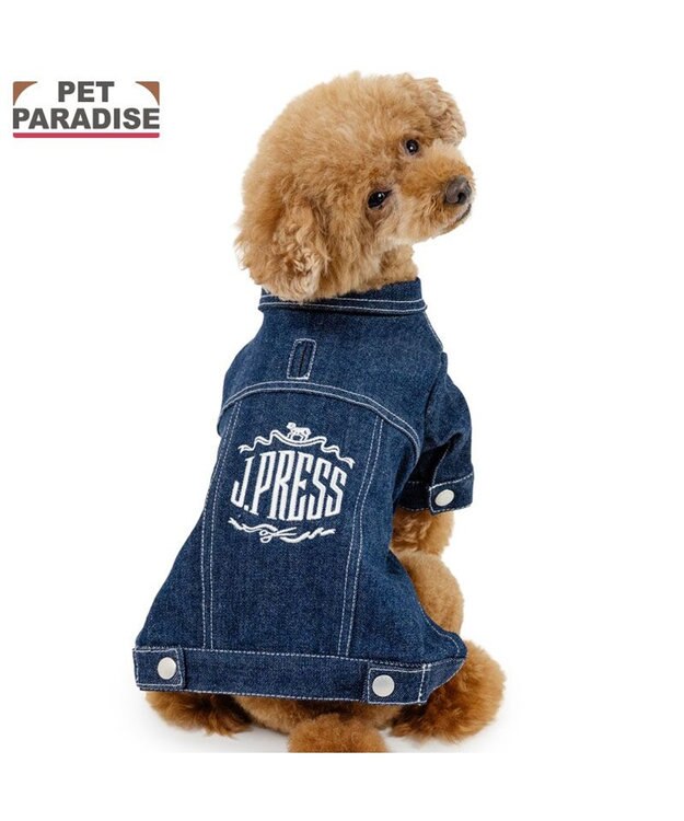 PET PARADISE J.PRESS デニムジャケット 小型犬 ネイビー