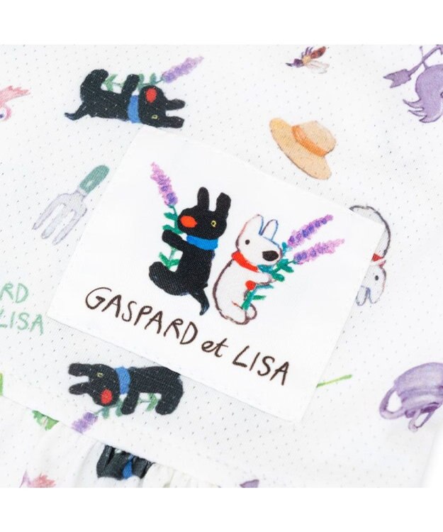 PET PARADISE リサとガスパール エコメイド ワンピース 《ボタニカル》 小型犬 ホワイト