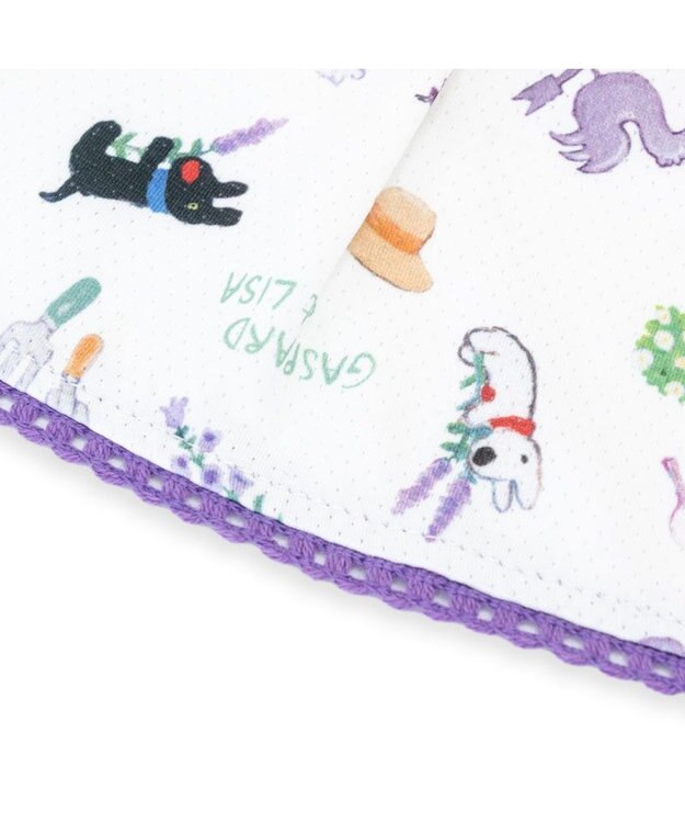 PET PARADISE リサとガスパール エコメイド ワンピース 《ボタニカル》 小型犬 ホワイト