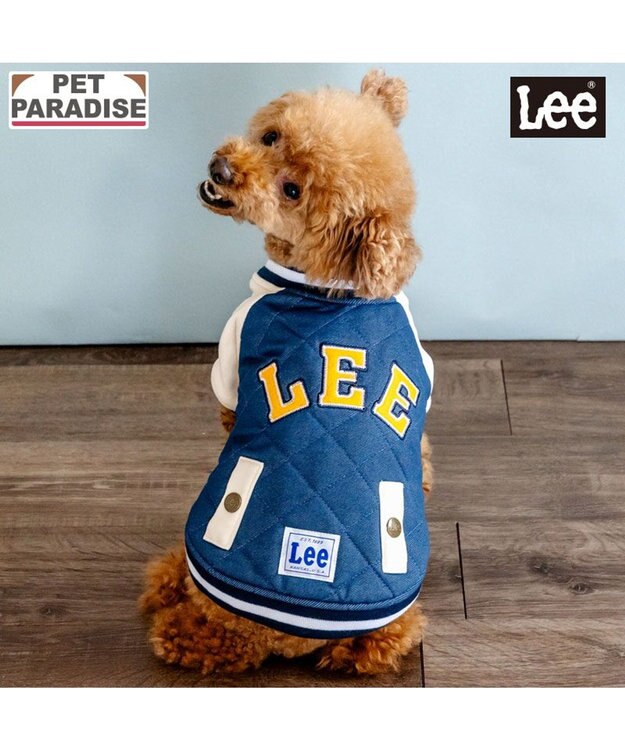 PET PARADISE Lee キルト スタジャン 小型犬 ブルー